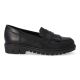 Zapato mocasín uniforme negro P3168