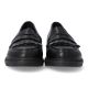 Zapato mocasín uniforme negro P3168