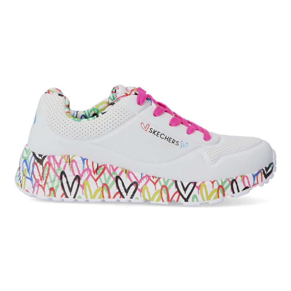 SKECHERS Deportivo casual cómodo mujer SKE 314976L BLANCO