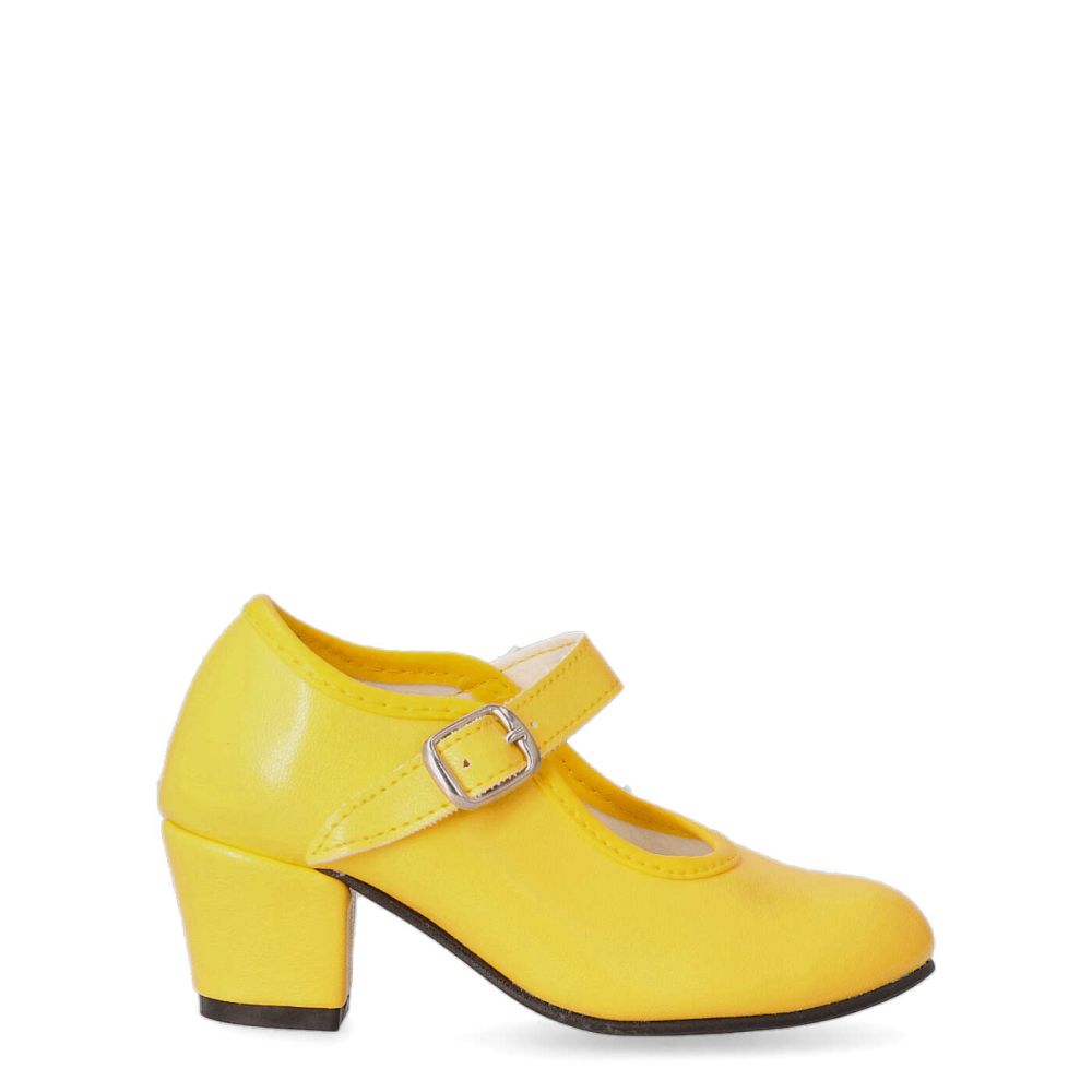 PEKES Zapato flamenca amarillo feria
