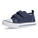 PEKES Zapatilla lona casual velcro