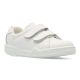 PEKES Zapatilla deportiva colegial blanca