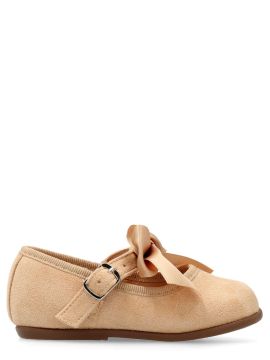 PEKES Zapatilla mercedita hebilla beige