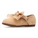 PEKES Zapatilla mercedita hebilla beige